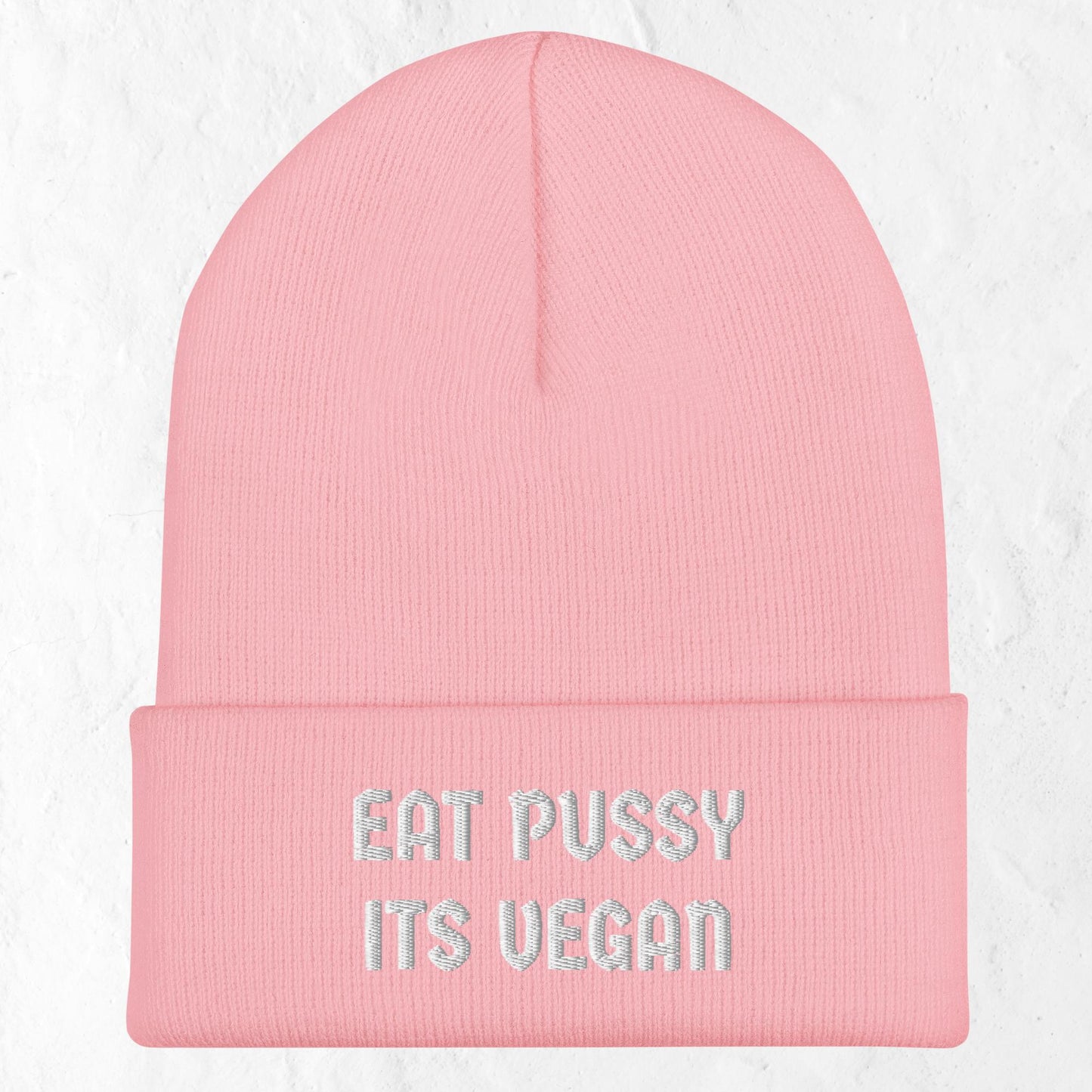 Eat Pussy Its Vegan - Cuffed Beanie
