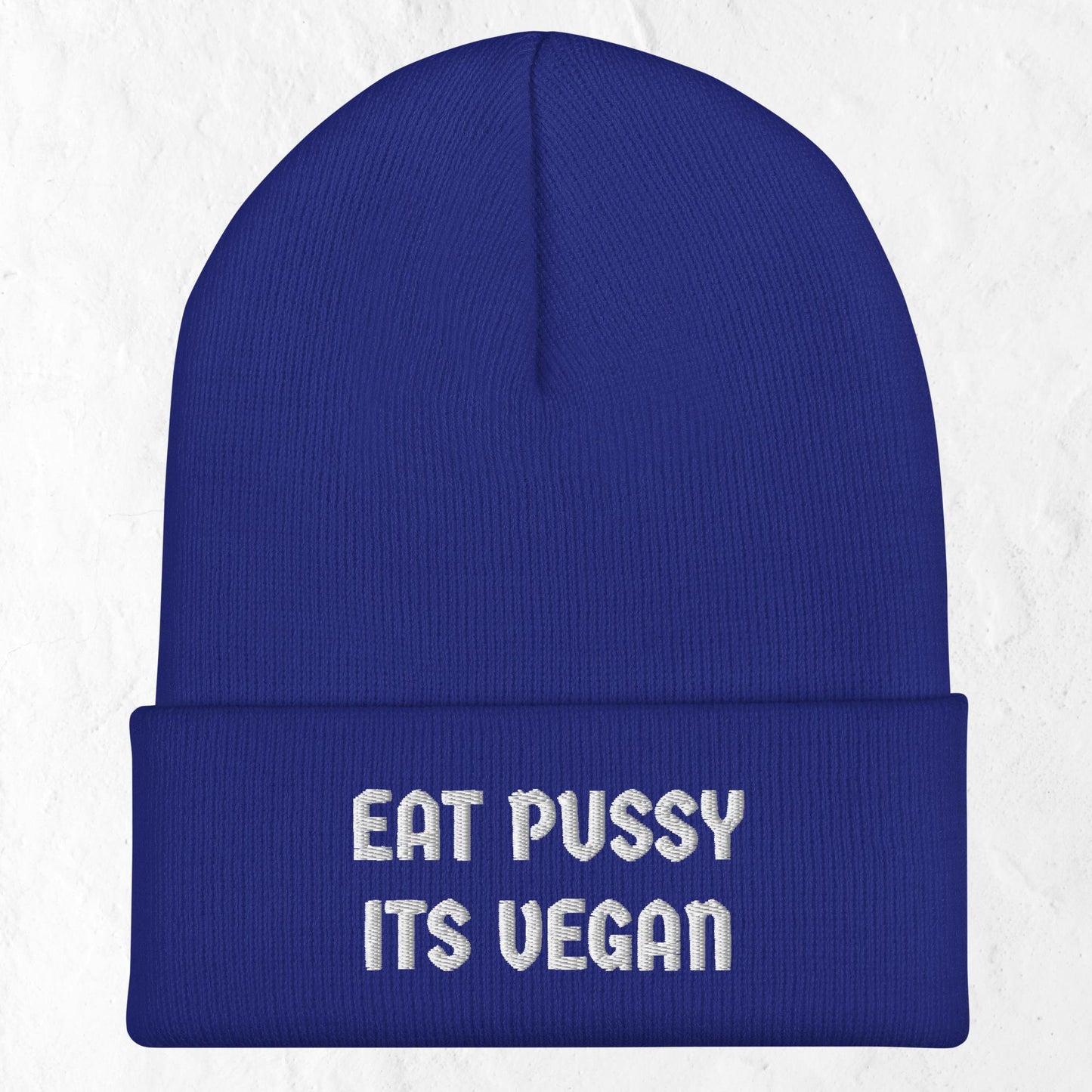 Eat Pussy Its Vegan - Cuffed Beanie